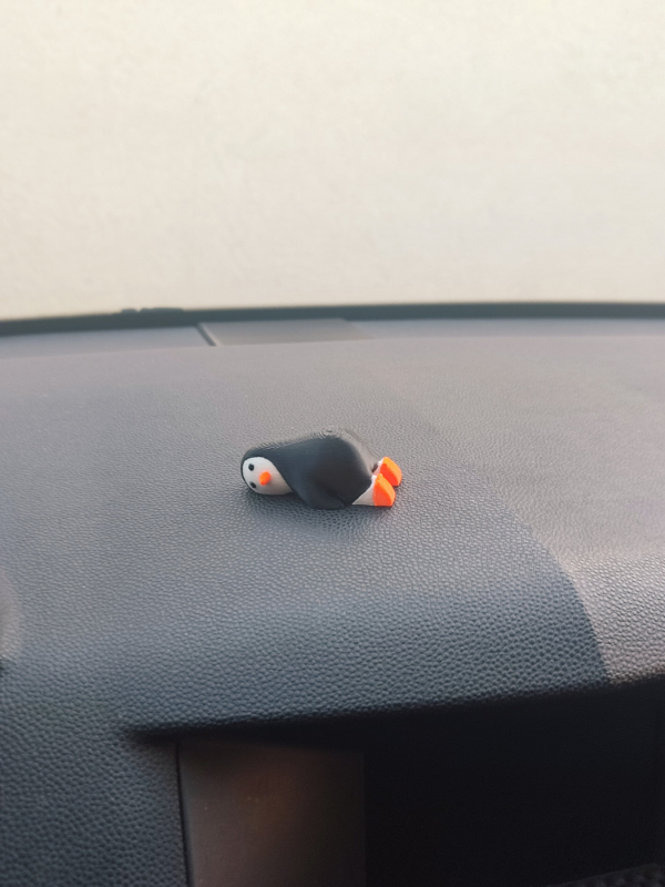 Sevimli Uykucu Penguen Torpido süsü Aksesuarı Dikiz Ayna Süsü