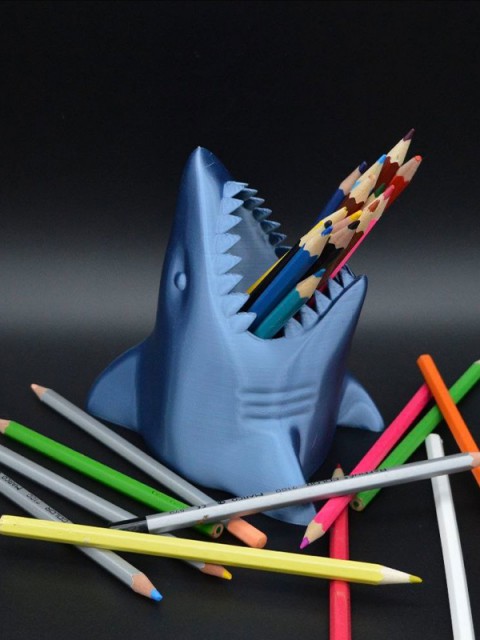 Köpekbalığı Kalemlik Kalem Tutucu