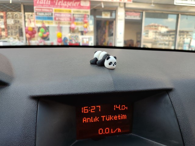 Otomobil Aksesuarı Dikiz Aynası Aksesuarı Dikiz Aynası Süsü Sevimli Panda Tiny Panda