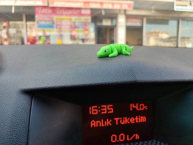 Otomobil Aksesuarı Dikiz Aynası Aksesuarı Dikiz Aynası Süsü Sevimli Timsah Tiny Alligator