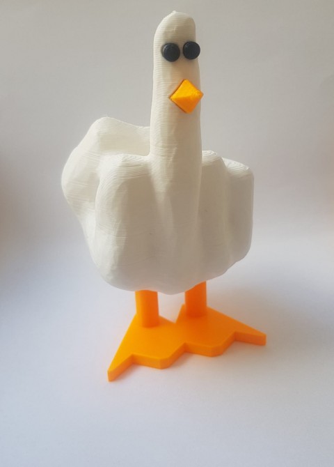 Duck You! Sevimli Ördek Dekoratif Obje Biblo Fİgür Aksesuar