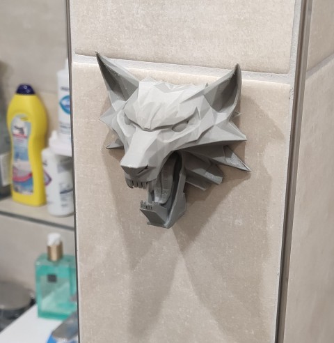 Witcher Kurt Duvar Banyo Havlu Elbise Kıyafet Askısı